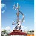 Gran escultura abstracta / estatua del acero inoxidable del arte moderno para la venta